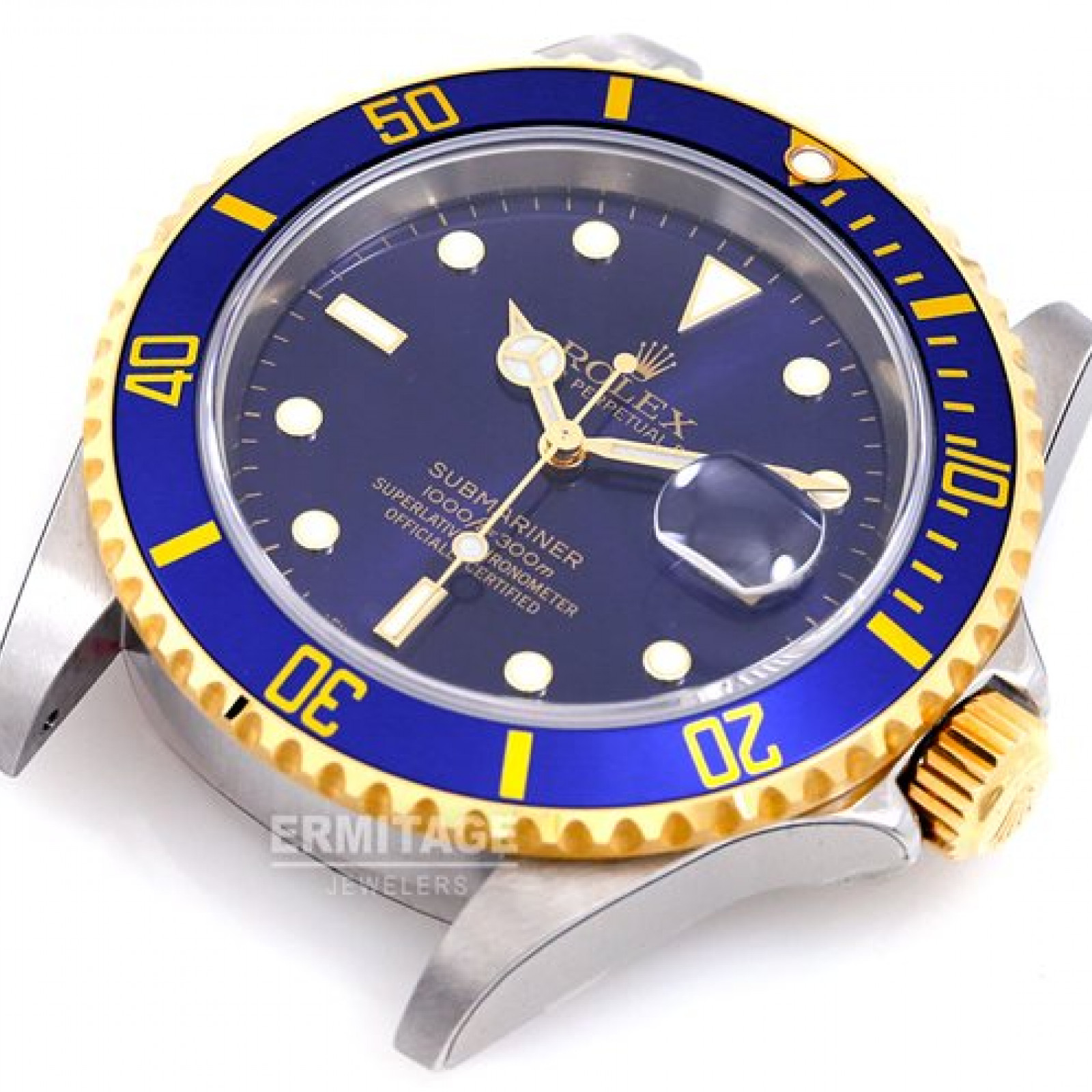 Blue Rolex Submariner 16613 T Gold & Steel 2005