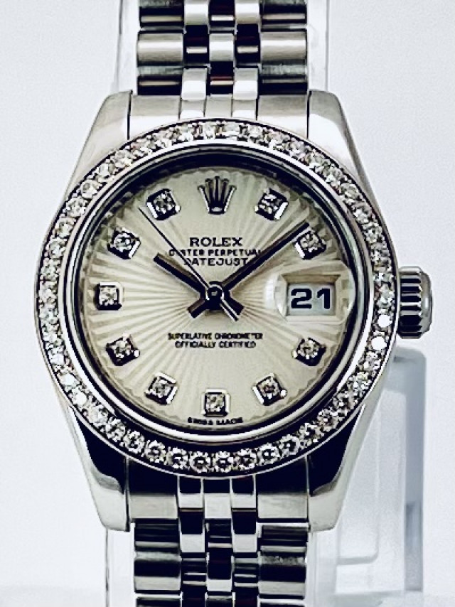 Rolex Datejust 179384 Factory Diamonds