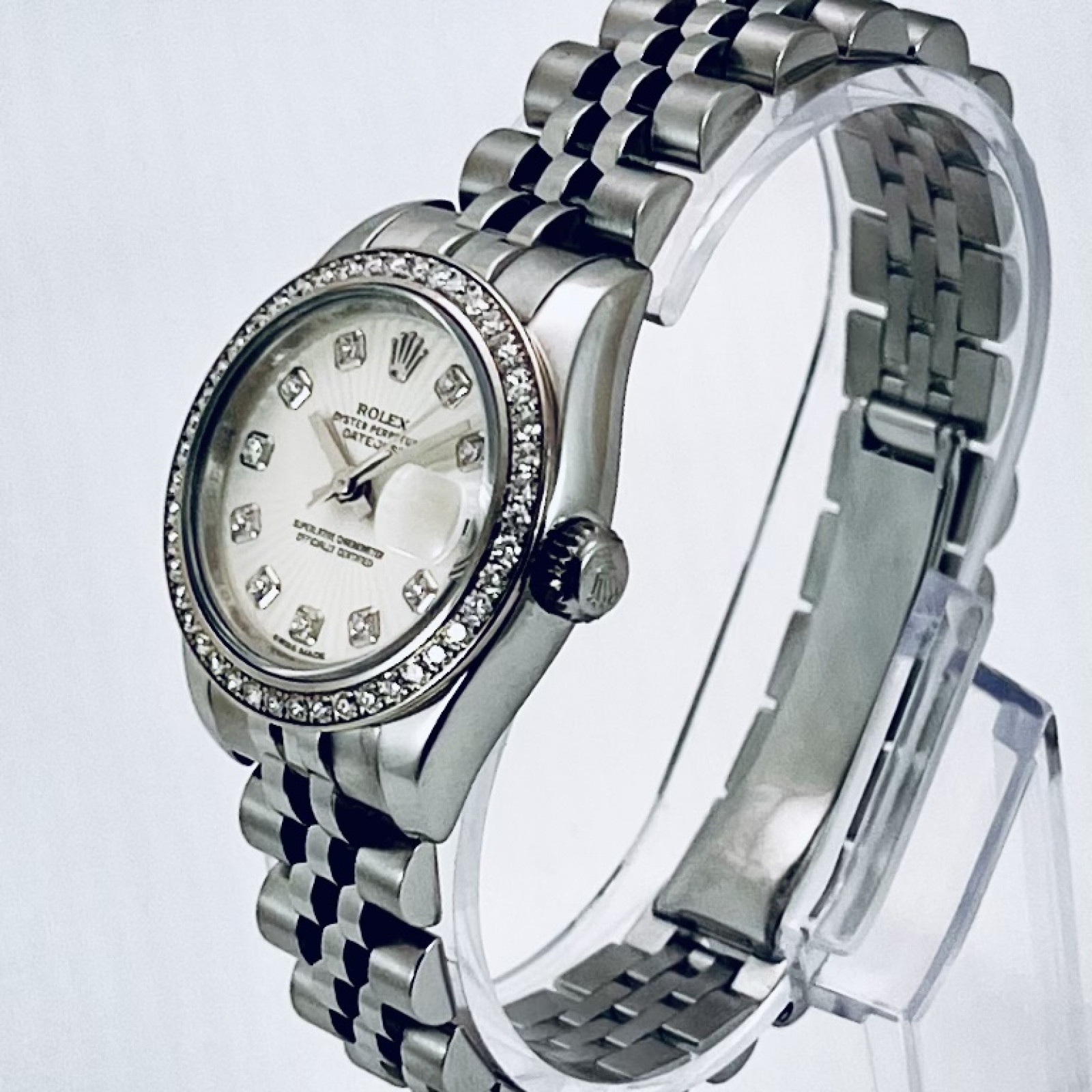 Rolex Datejust 179384 Factory Diamonds