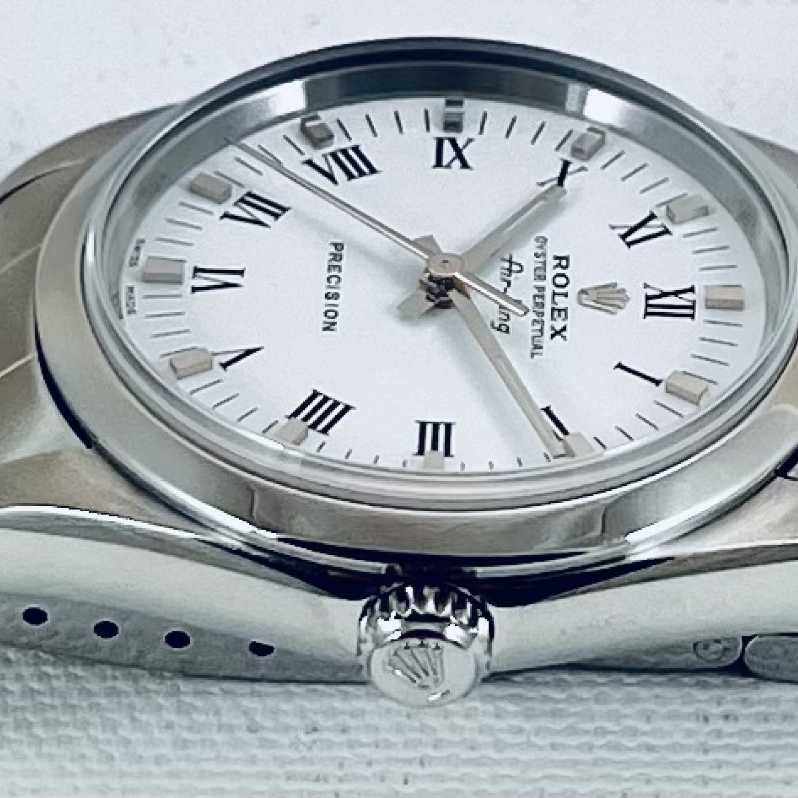 Rolex Air King 14000 with White  Dial