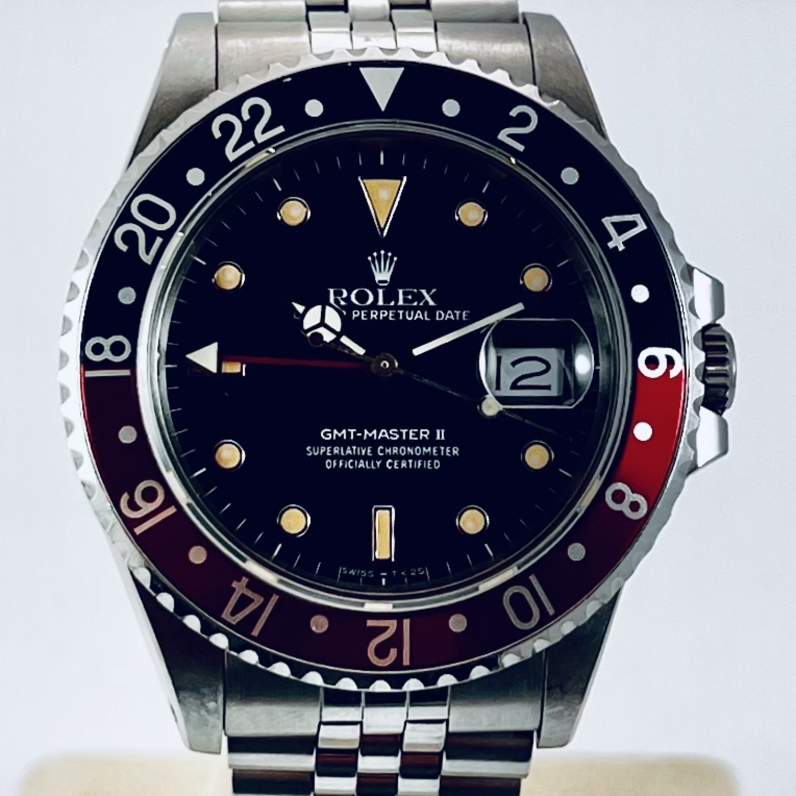 1986 Black Rolex GMT-Master II 16760
