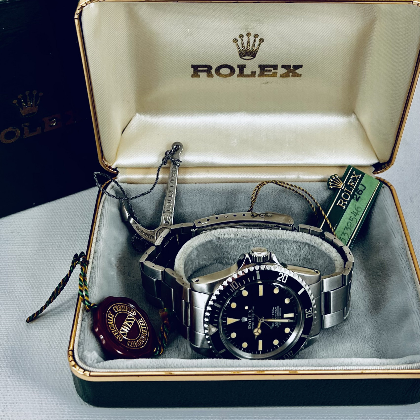 Vintage Rolex Submariner 5512 Full Set