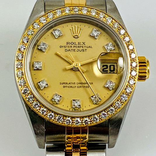 rolex 69173 diamond bezel