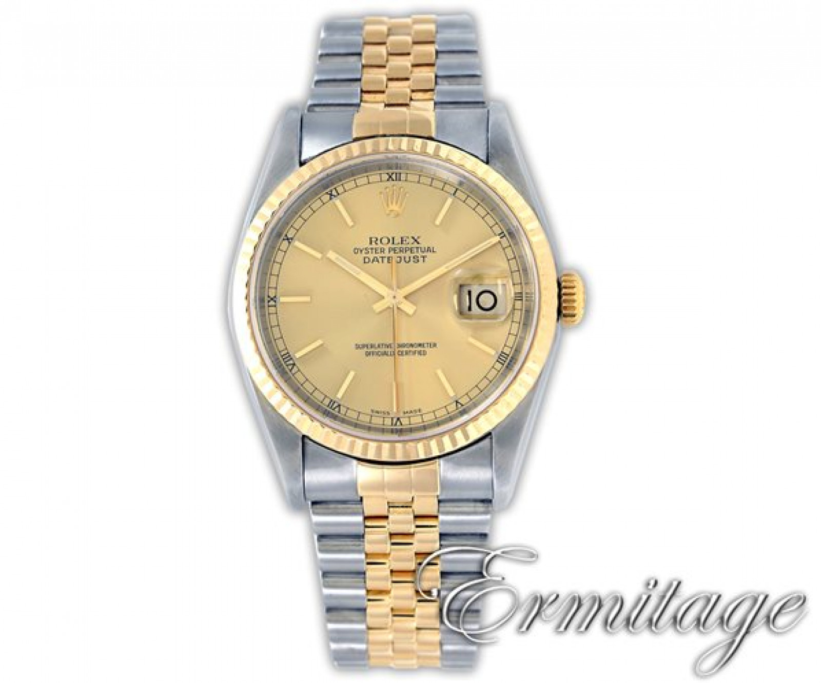 Used Rolex Datejust 16233 36 mm Champagne