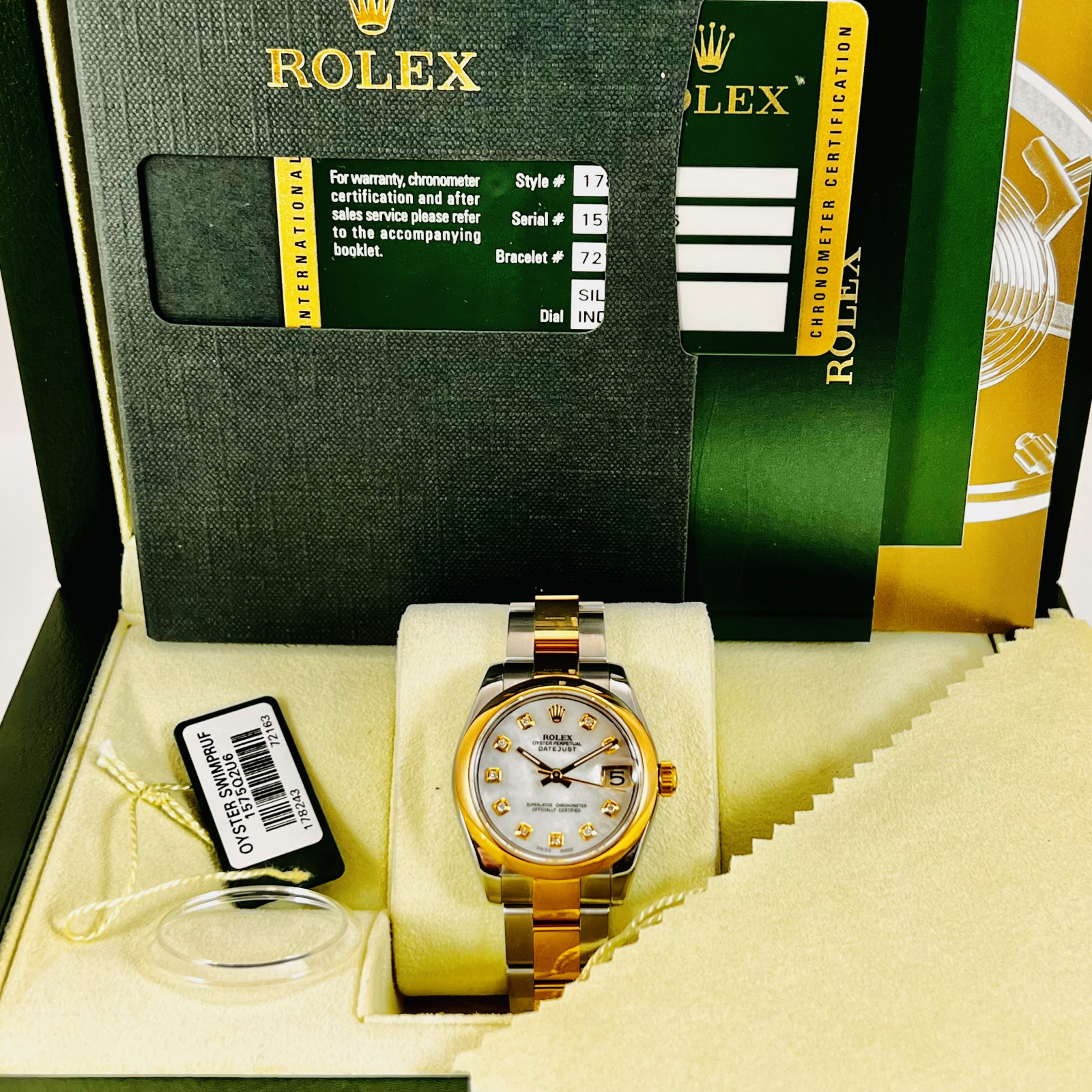Rolex Datejust 178243 Gold & Steel