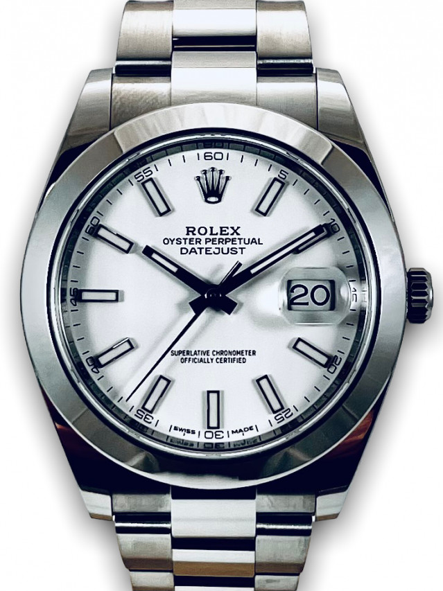 Rolex Datejust 126300 White 41 mm
