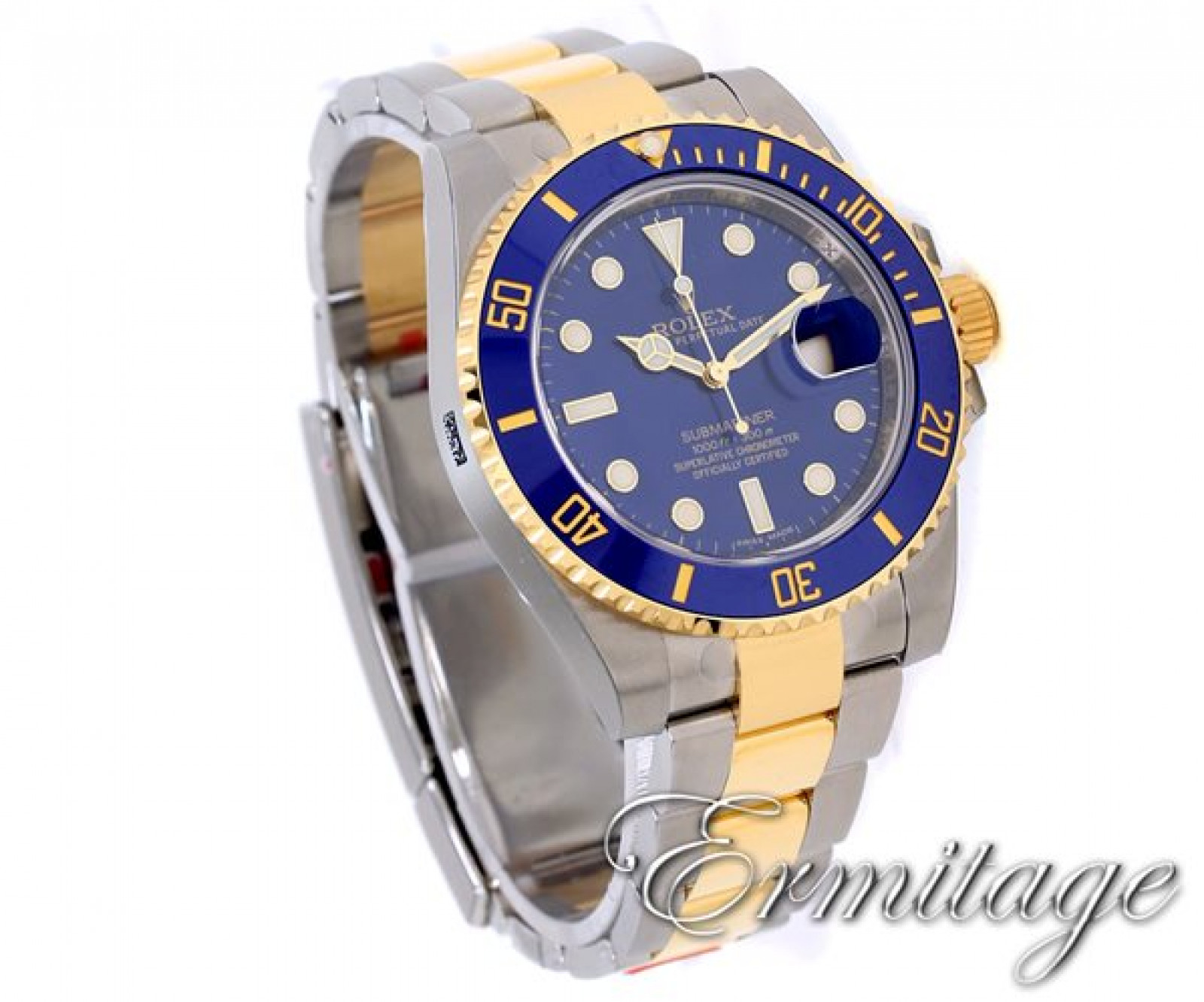 Blue Rolex Submariner 116613 Gold & Steel 2013