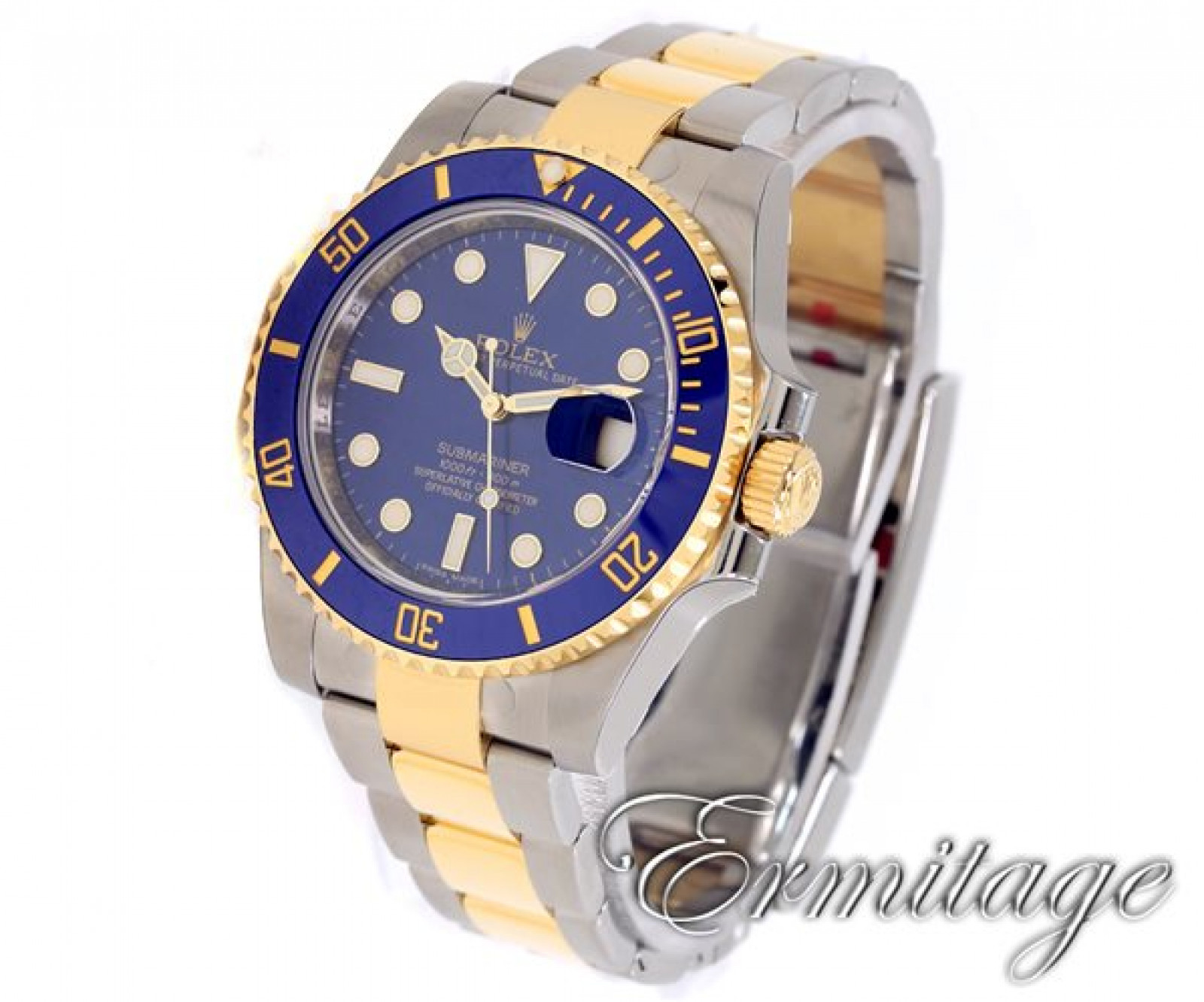 Blue Rolex Submariner 116613 Gold & Steel 2013