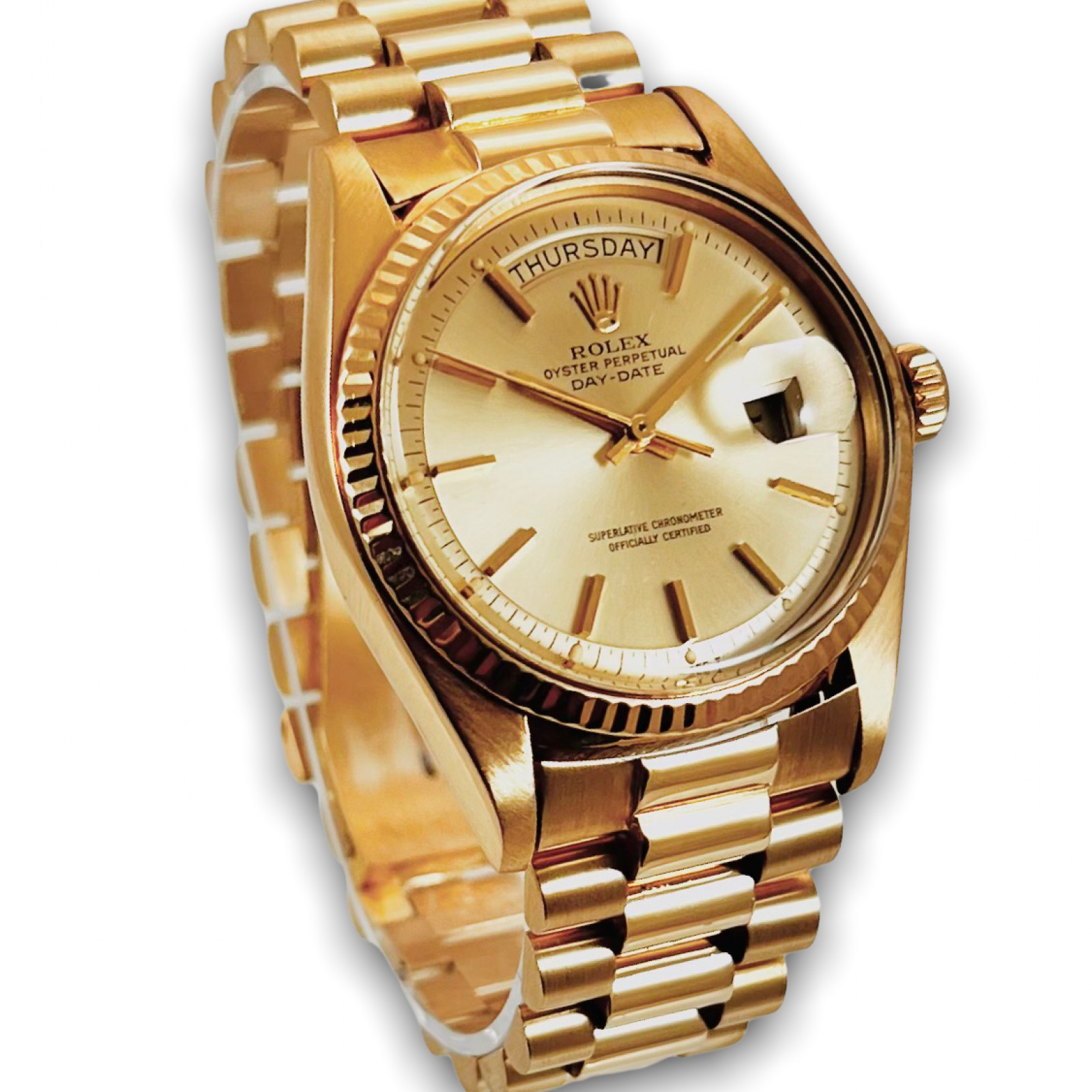 Vintage Rolex Day-Date 1803 Gold Year 1977
