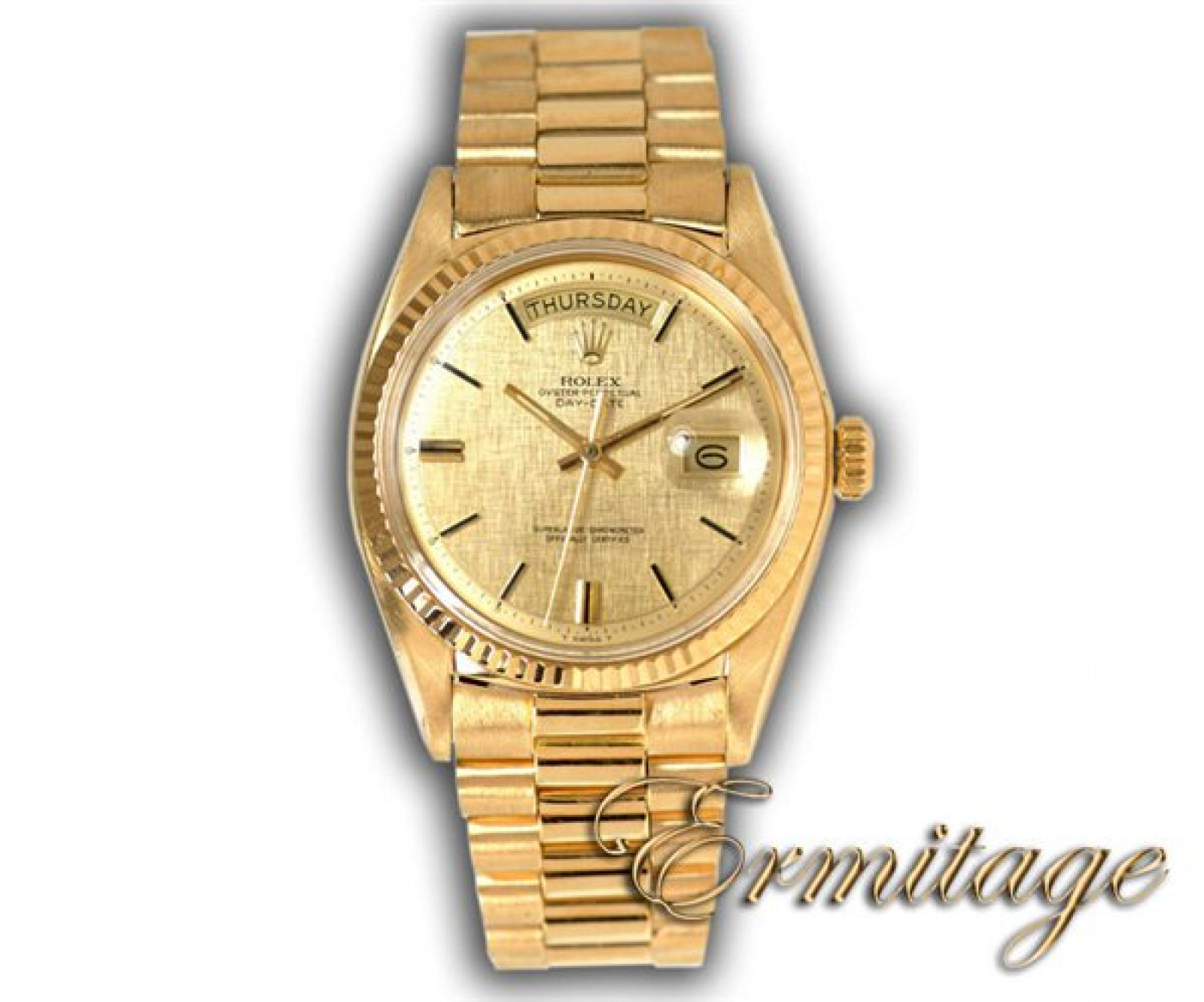 Vintage Rolex Day-Date 1803 Gold Year 1970 with Champagne Dial 1970