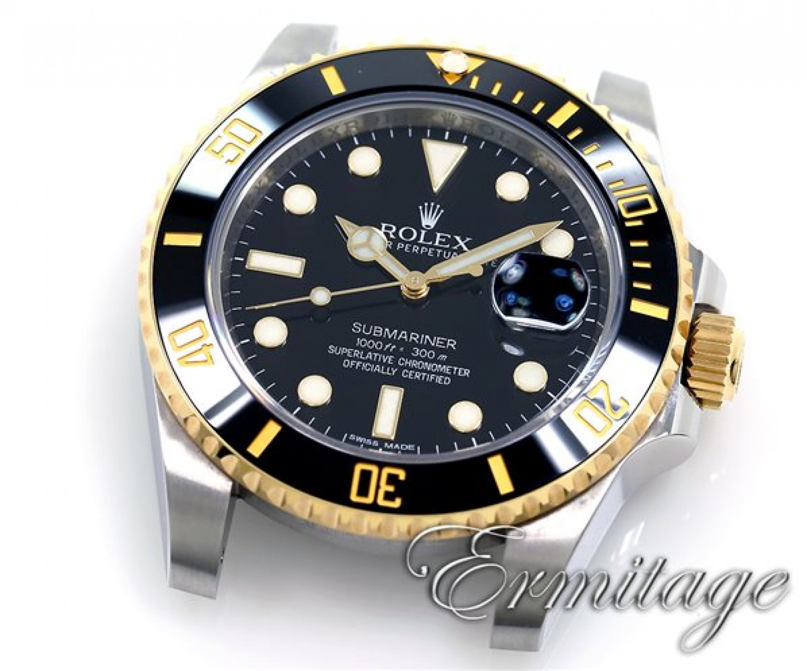 Rolex Submariner 116613N Gold & Steel Black 2013 | Jewelers