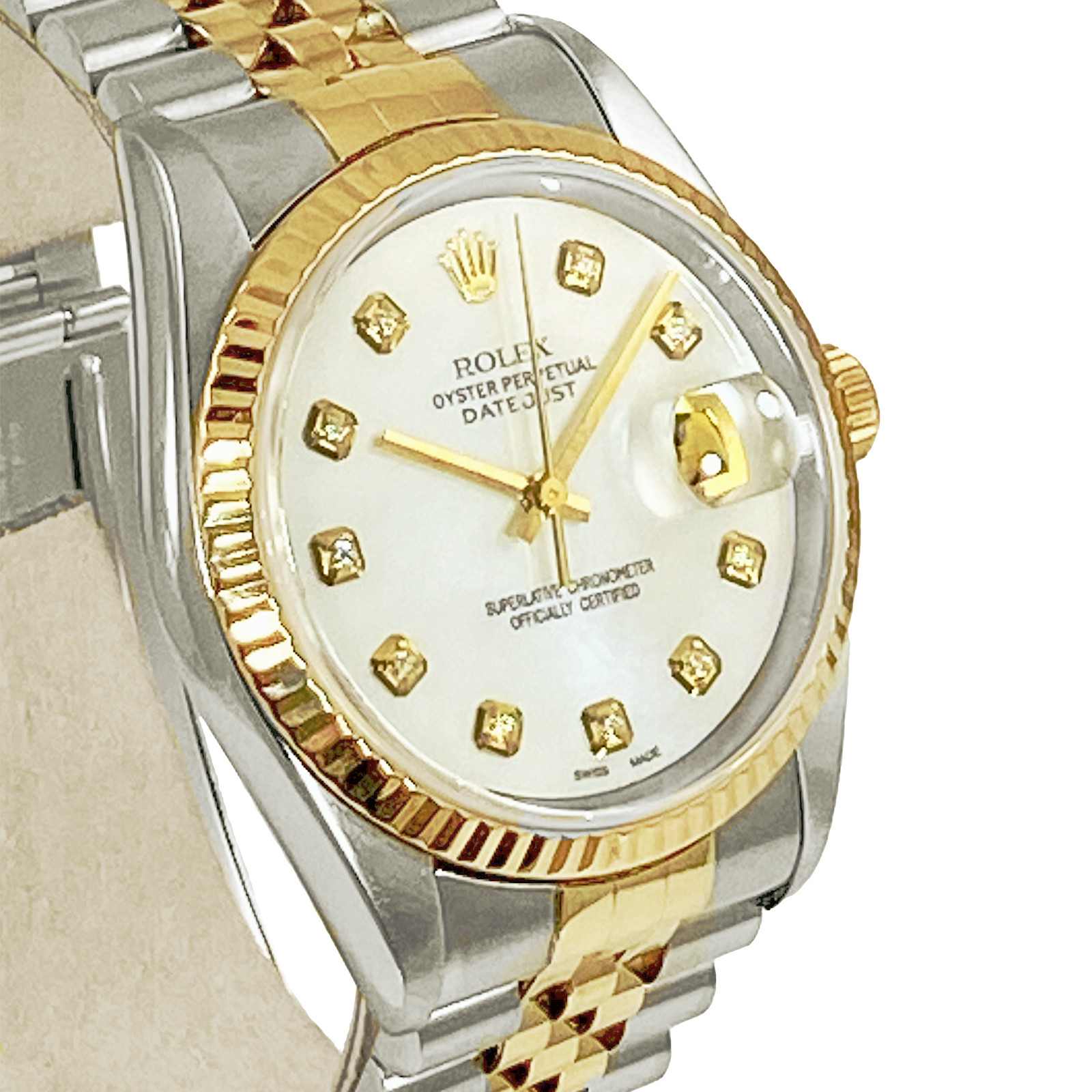 Rolex 16233 Mother Of Pearl Diamond Dial