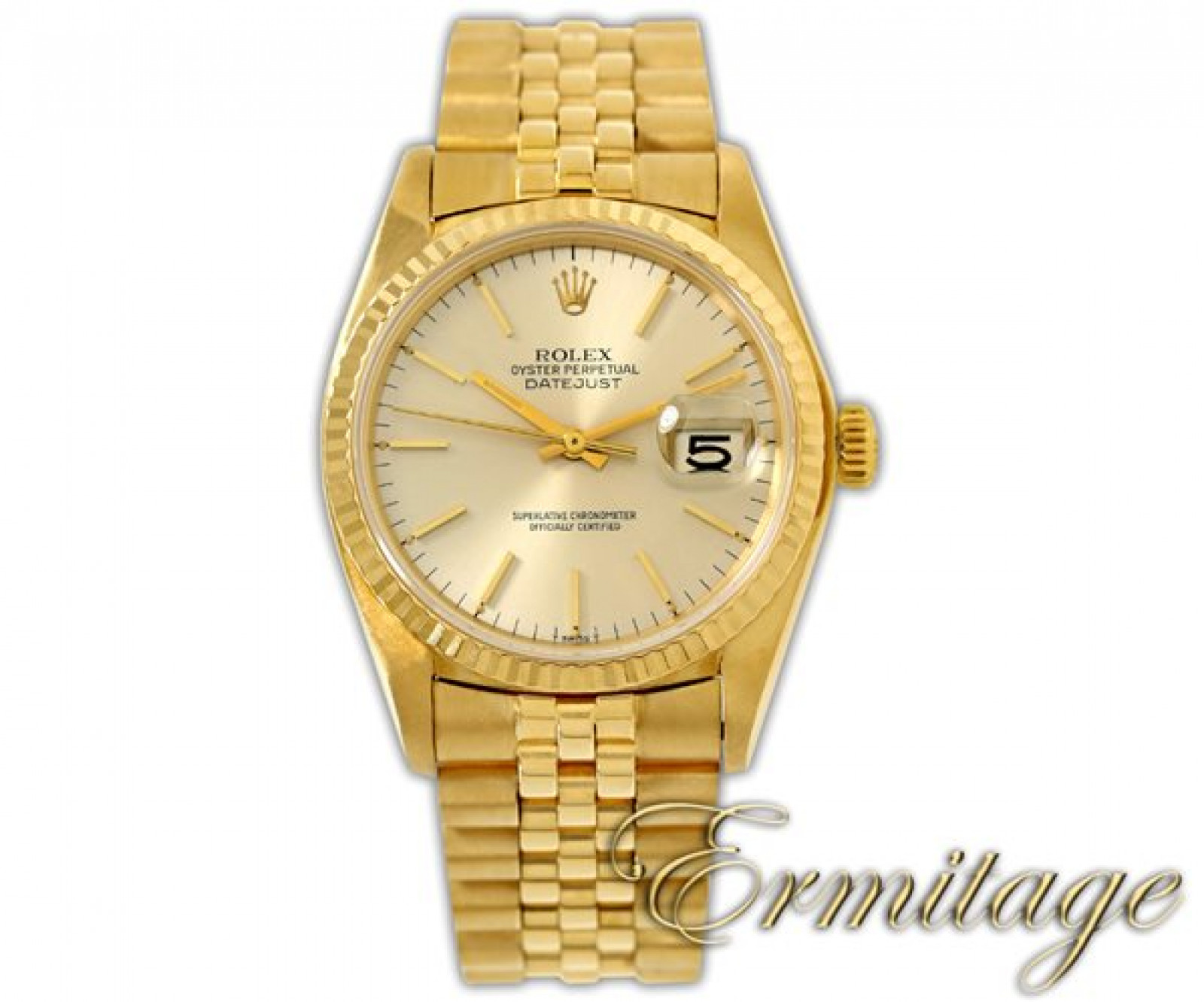 Pre-Owned Rolex Datejust 16018 Gold
