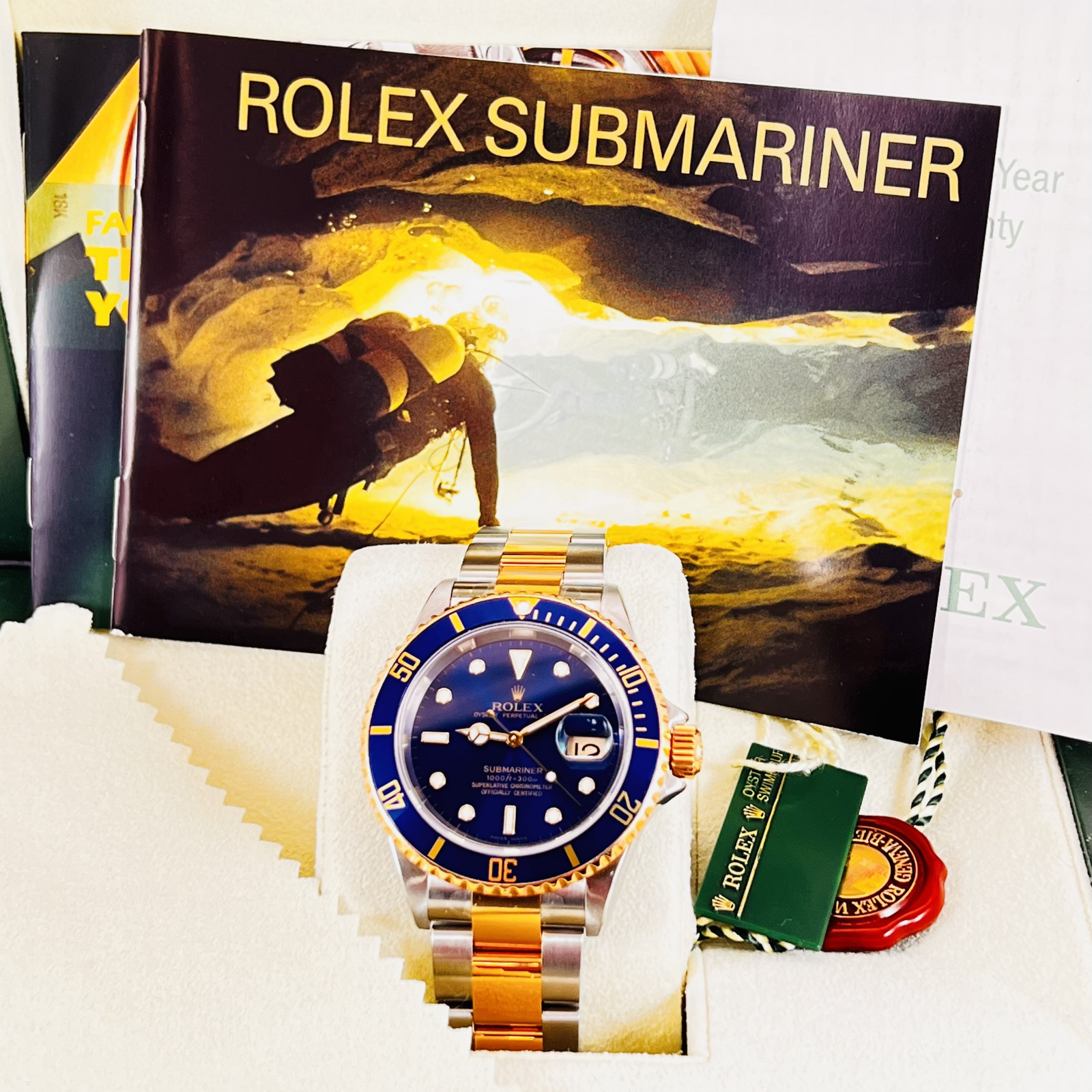 Rolex Submariner 16613 Blue Unworn