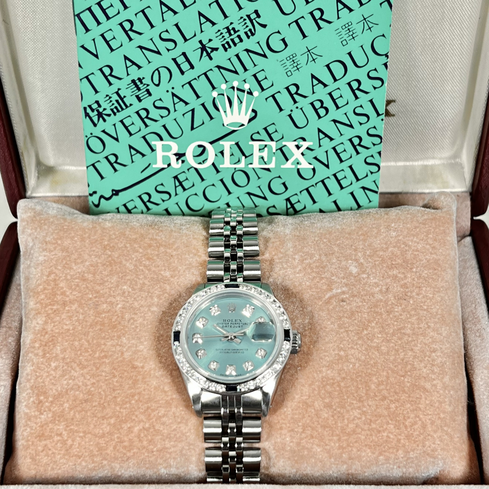 Rolex Datejust 6917 with Sky Blue Dial