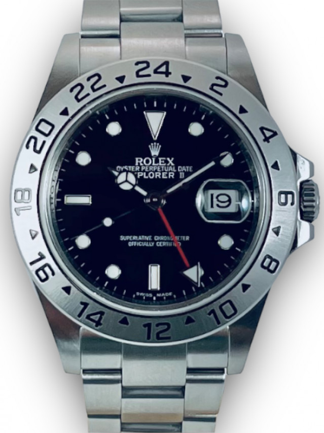 Rolex 16570 Steel on Oyster Black