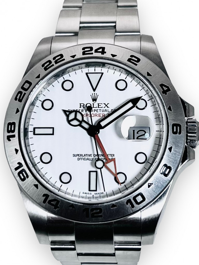 Rolex 216570 Steel on Oyster White