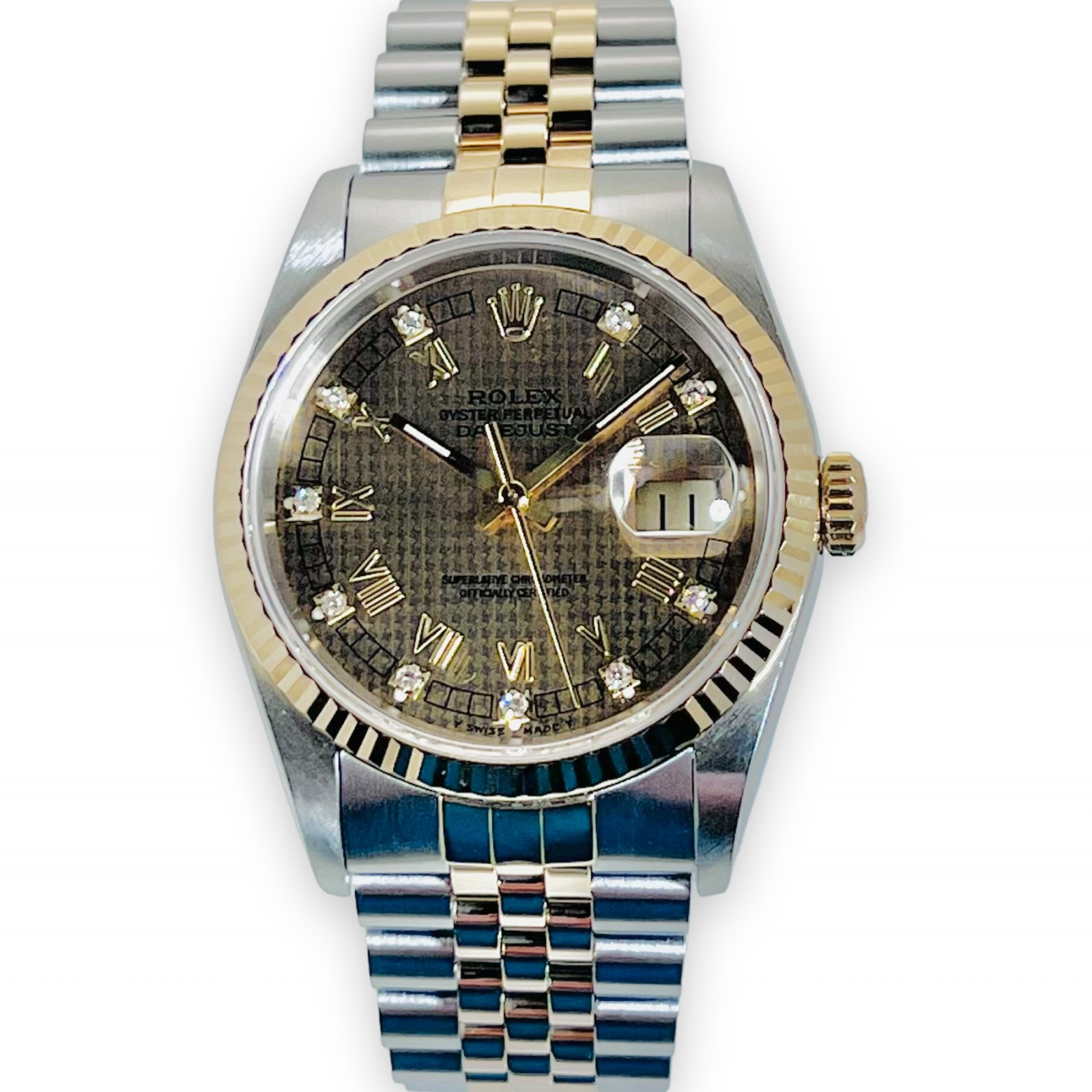 Rolex Datejust 16233 with Houndstooth Dial