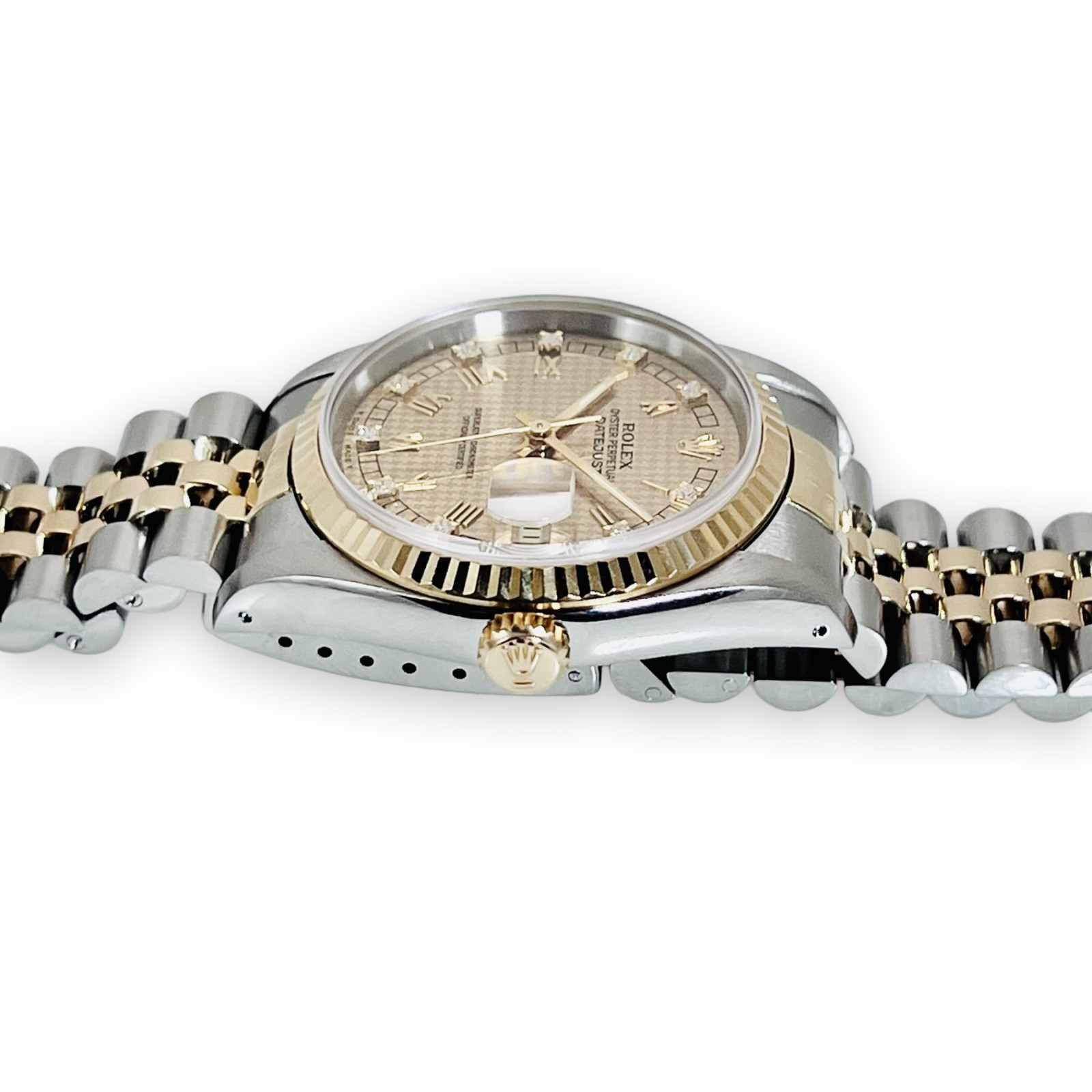 Rolex Datejust 16233 with Houndstooth Dial