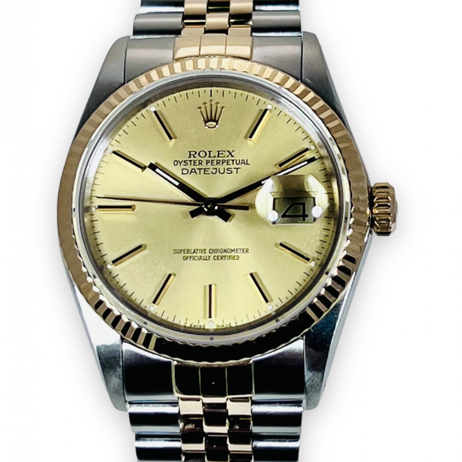 Rolex Datejust 16233  Champagne Dial