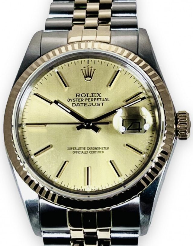 Rolex Datejust 16233  Champagne Dial