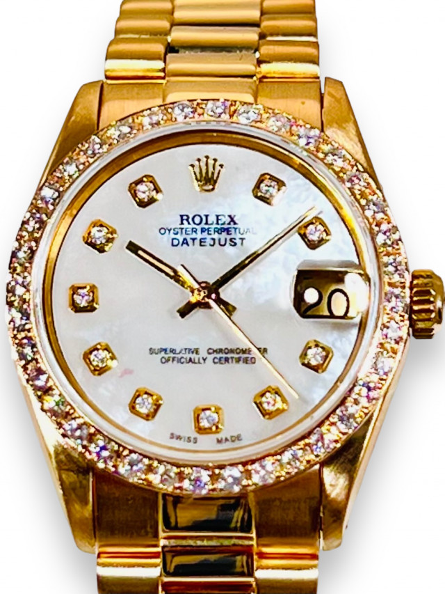 Rolex 6827 Mid Size 31 mm 18 KT Gold