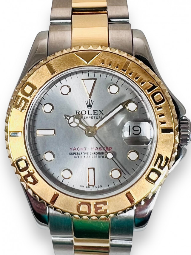 Rolex 168623 Yellow Gold & Steel on Oyster White
