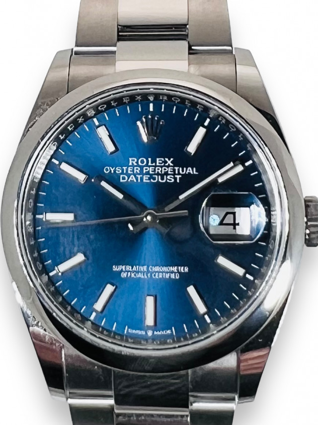 2019 Blue Rolex Datejust Ref. 126200