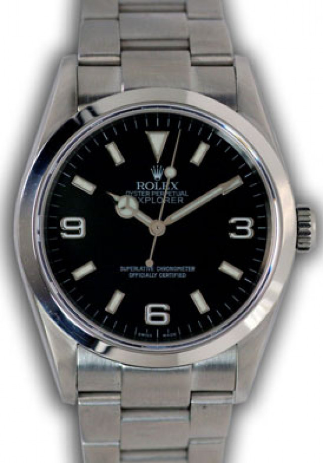 Pre-Owned Steel Rolex Explorer 114270 Year 2001