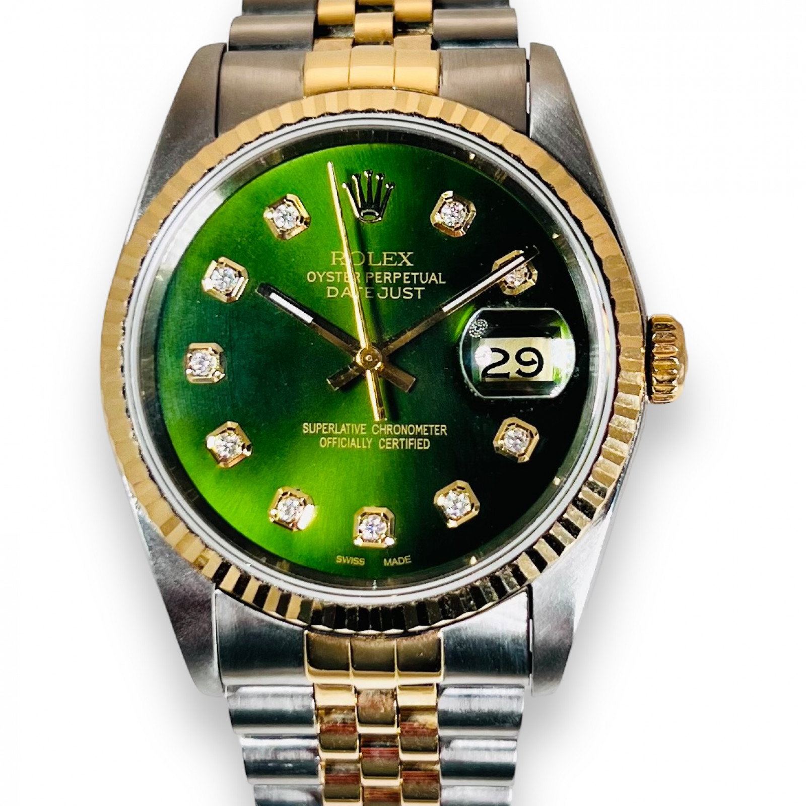 Rolex 36mm Rolex 16233 Diamond Bezel Buy Genuine Used Rolex