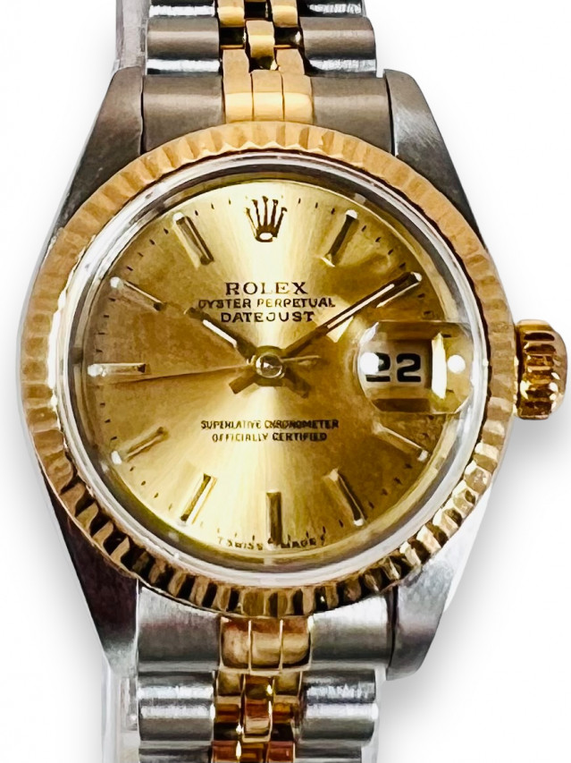 Rolex Datejust 69173  Champagne Dial