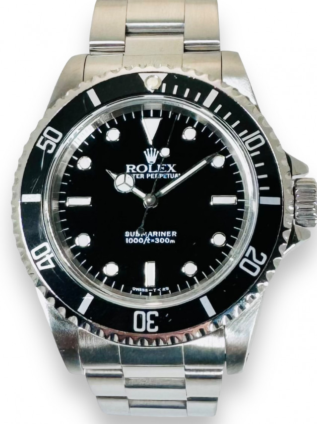 Rolex 14060 Steel on Oyster Black