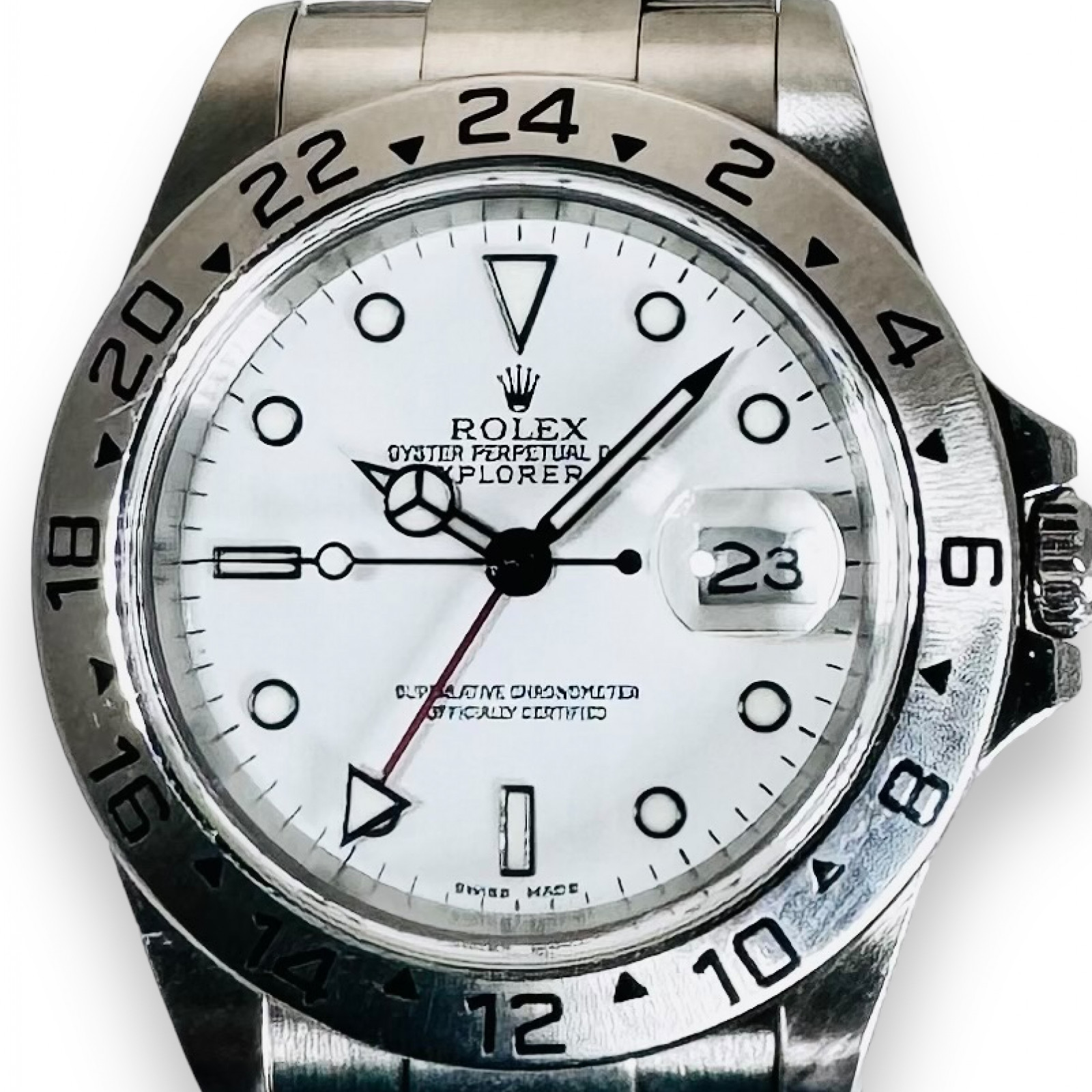 Rolex Explorer II 16570 40 mm White Ermitage Jewelers