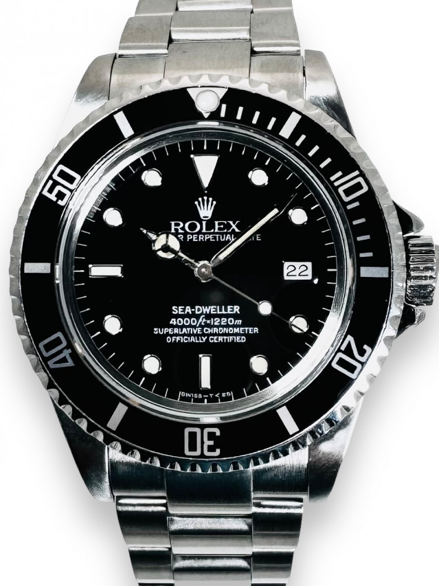 Rolex 16600 Steel on Oyster Black