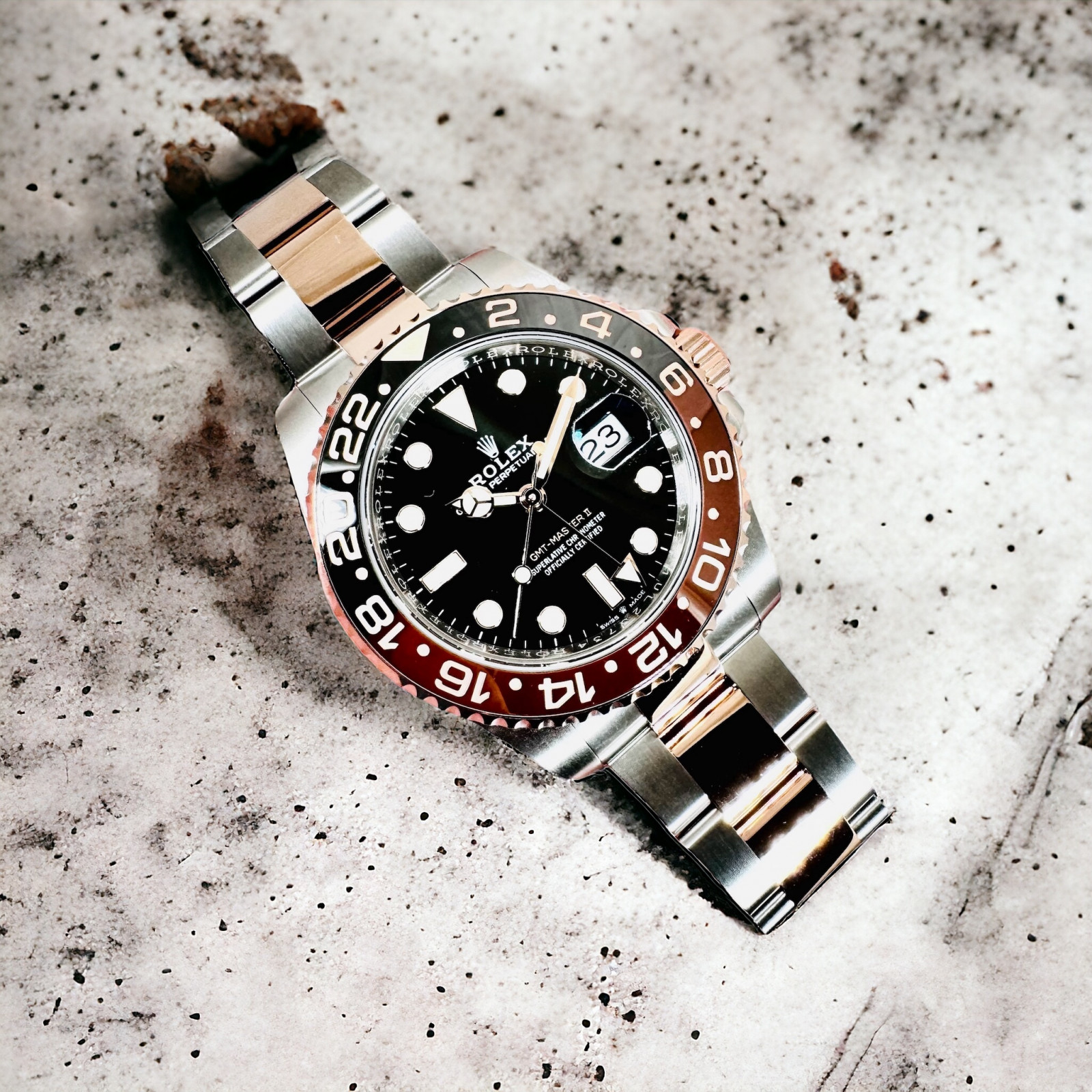 2024 Root Beer Rolex GMT-Master II 126711CHNR Ermitage Jewelers