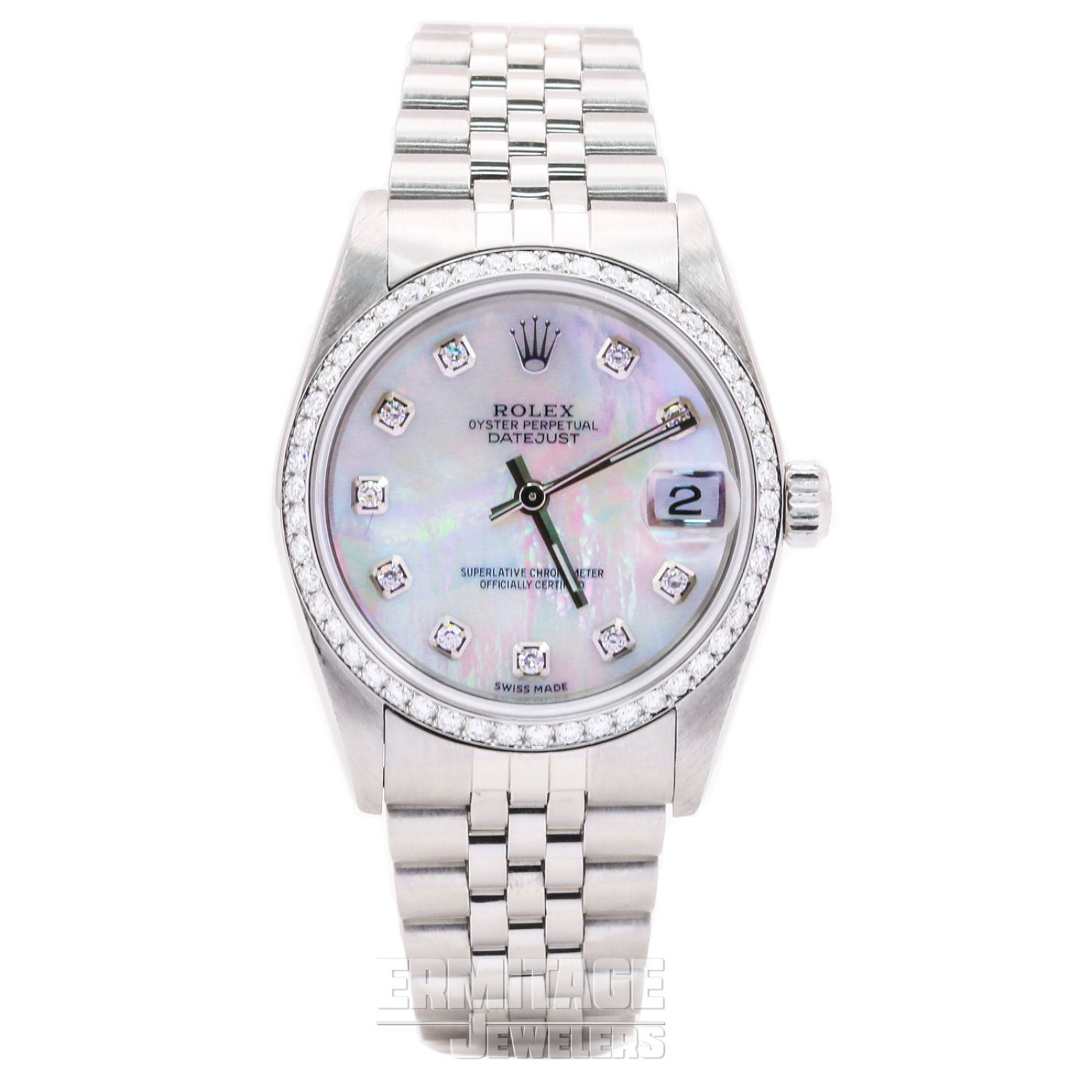 Pre-Owned Ladies Rolex Datejust 78240 with White Dial