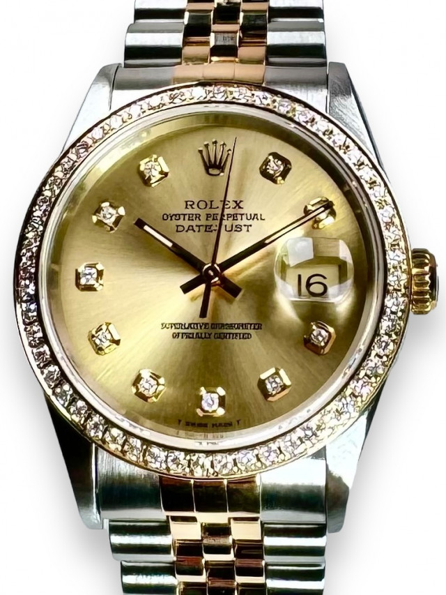 Diamond Men's Rolex Datejust 16233