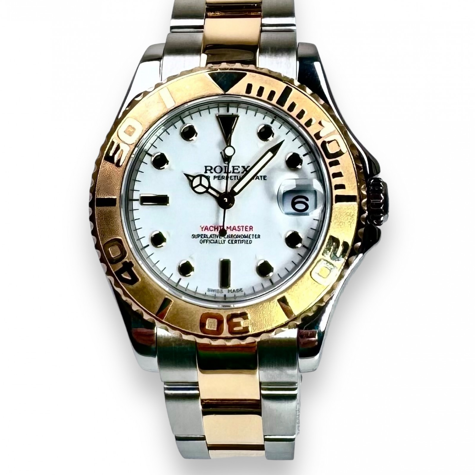 Two Tone Rolex Yacht Master 2005 2005 White Rolex Yacht-Master