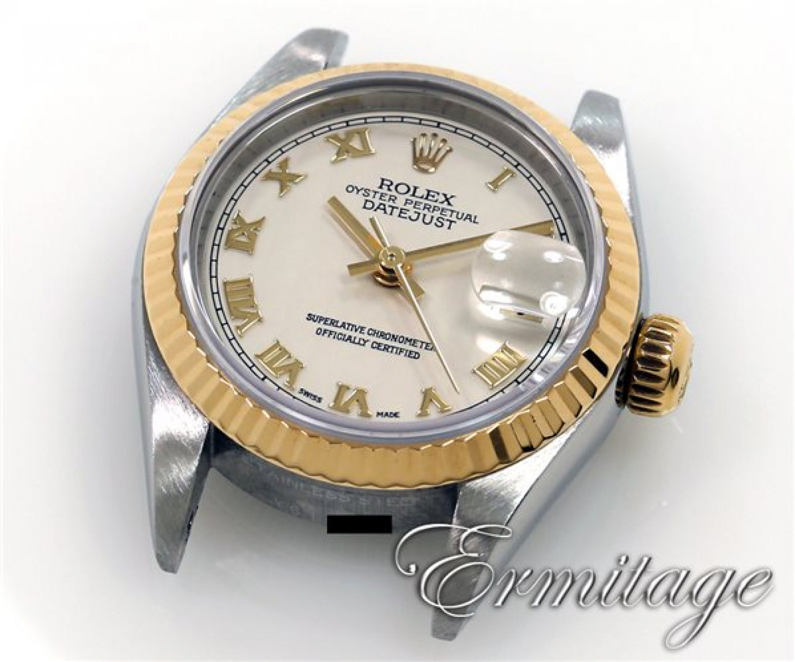 Rolex Datejust 79173 Gold & Steel with Ivory Dial & Roman Markers