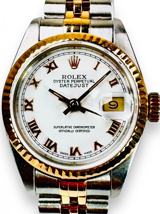 Rolex Datejust 69173  White Dial