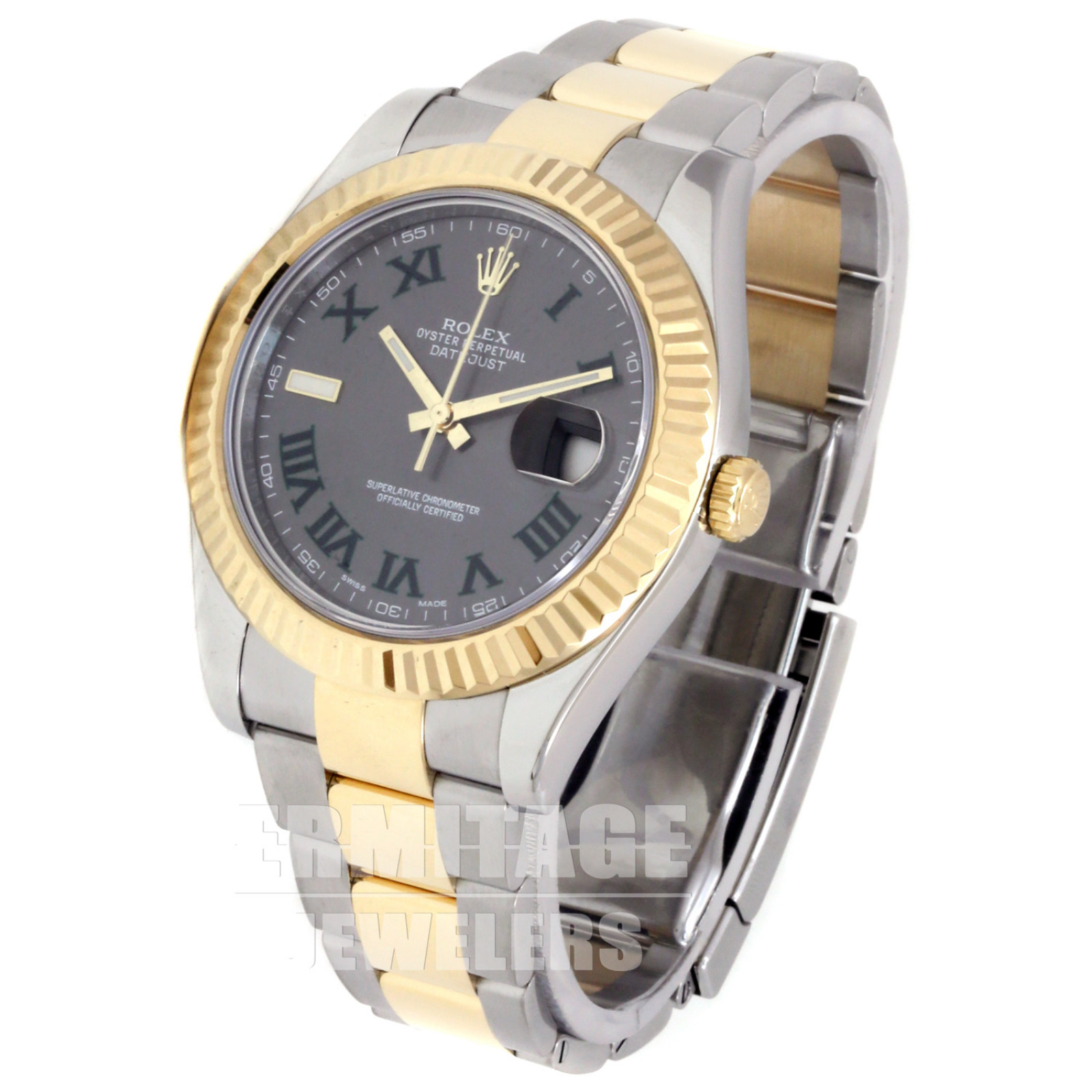 Pre-Owned Rolex Datejust 116333 with Slate Dial