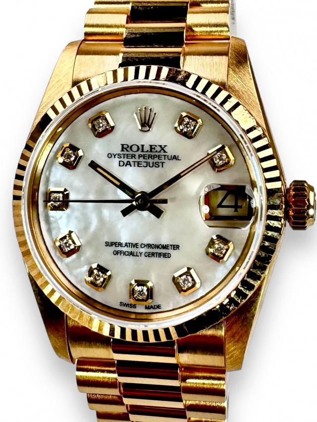 Rolex 6827 Mid Size 31 mm 18 KT Gold