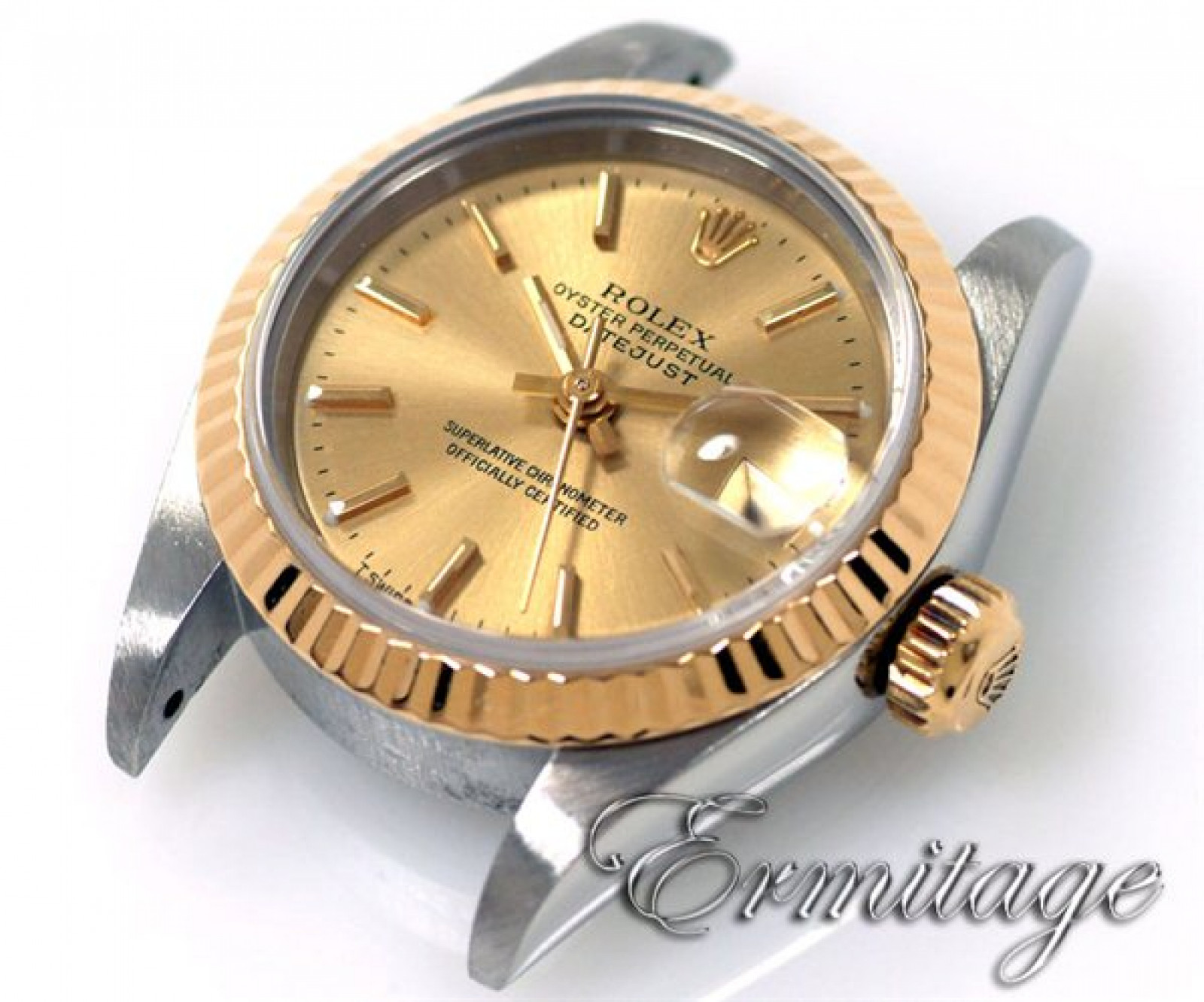 Pre-Owned Gold & Steel Rolex Datejust 69173 Year 1999
